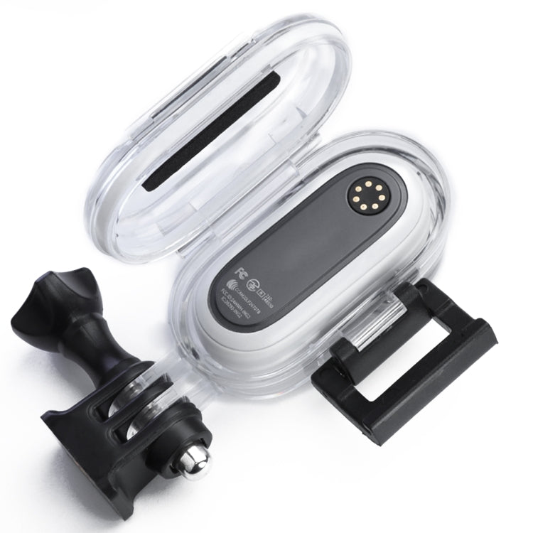 30m Underwater Waterproof Housing Protective Case for Insta360 GO 2, with Base Adapter & Screw, For Insta360 GO 2