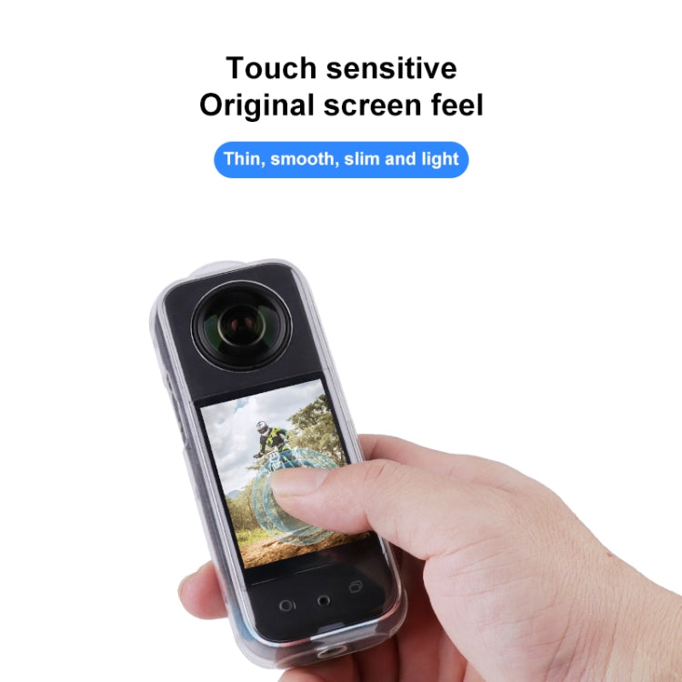 For Insta360 X3 Full Body Clear TPU Protective Case, Full Body Case