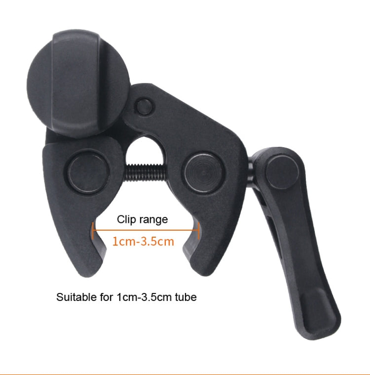 Clamp Mount Connecting Adapter Kit with Waterproof Back Cover for GoPro HERO6 /5, Clamp Mount