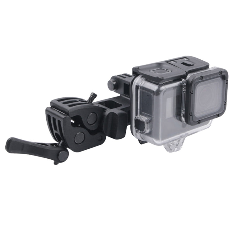 Clamp Mount Connecting Adapter Kit with Waterproof Back Cover for GoPro HERO6 /5, Clamp Mount