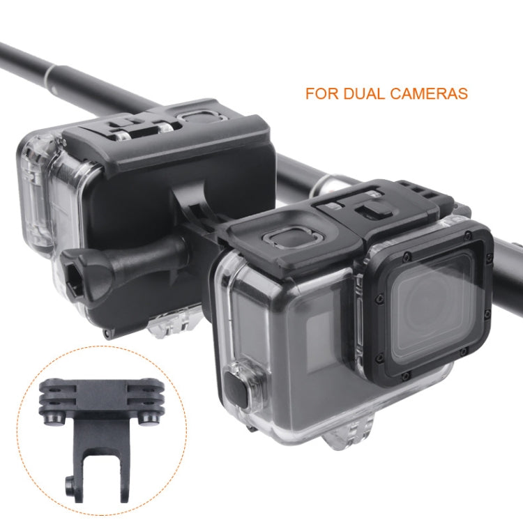 Clamp Mount Connecting Adapter Kit with Waterproof Back Cover for GoPro HERO6 /5, Clamp Mount