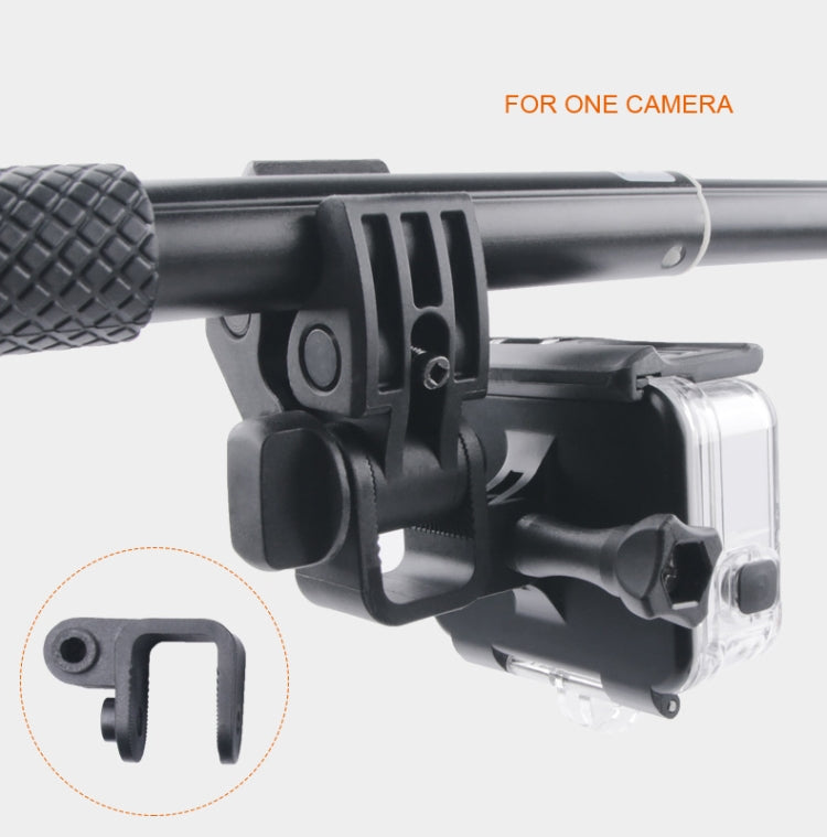 Clamp Mount Connecting Adapter Kit with Waterproof Back Cover for GoPro HERO6 /5, Clamp Mount