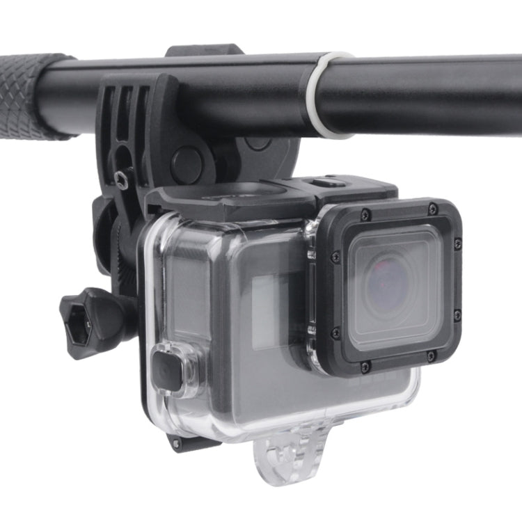 Clamp Mount Connecting Adapter Kit with Waterproof Back Cover for GoPro HERO6 /5, Clamp Mount