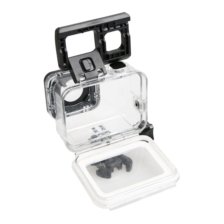 For GoPro HERO6 /5 Touch Screen 45m Waterproof Housing Protective Case with Buckle Basic Mount & Screw, No Need to Remove Lens, 45m Waterproof