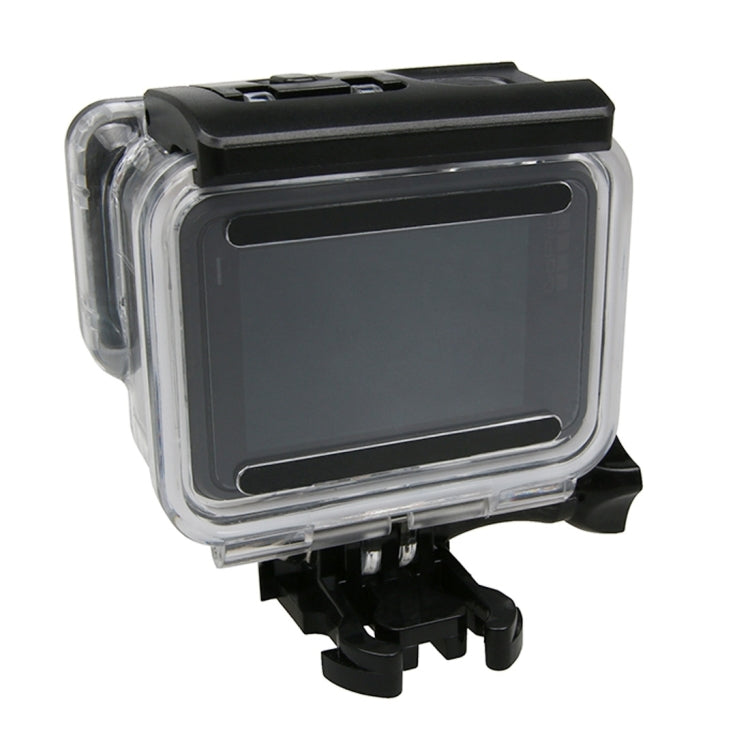 For GoPro HERO6 /5 Touch Screen 45m Waterproof Housing Protective Case with Buckle Basic Mount & Screw, No Need to Remove Lens, 45m Waterproof