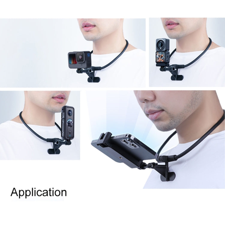 Hands Free Lazy Wearable Neck Phone Camera Holder, Extended Version, Neck Holder A