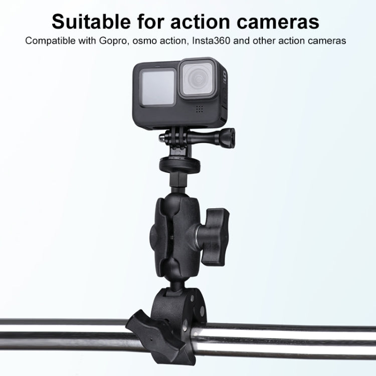 360 Rotation Adjustable Action Camera Bike Motorcycle Handlebar Holder, Standard Version
