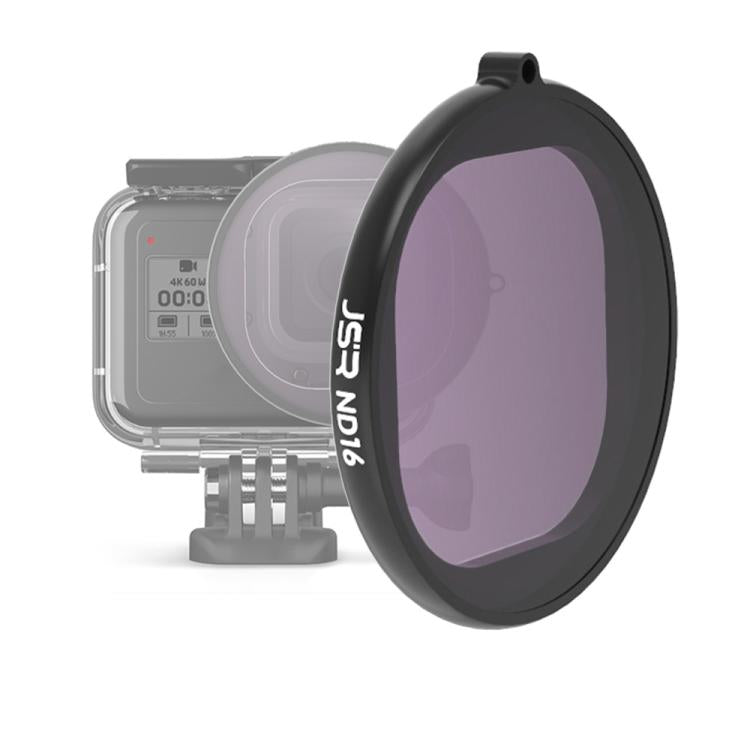 JSR Round Housing ND16 Lens Filter for GoPro HERO8 Black, ND16 Lens