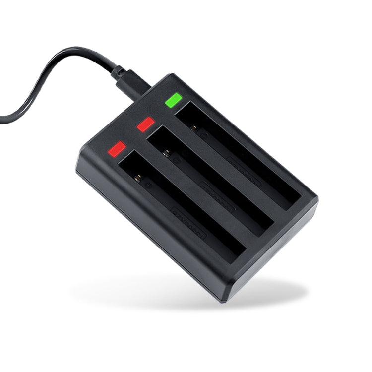 Tri-Slot Batteries Fast Charger for Insta360 One X2, For Insta360 One X2 Tri-Slot Batteries