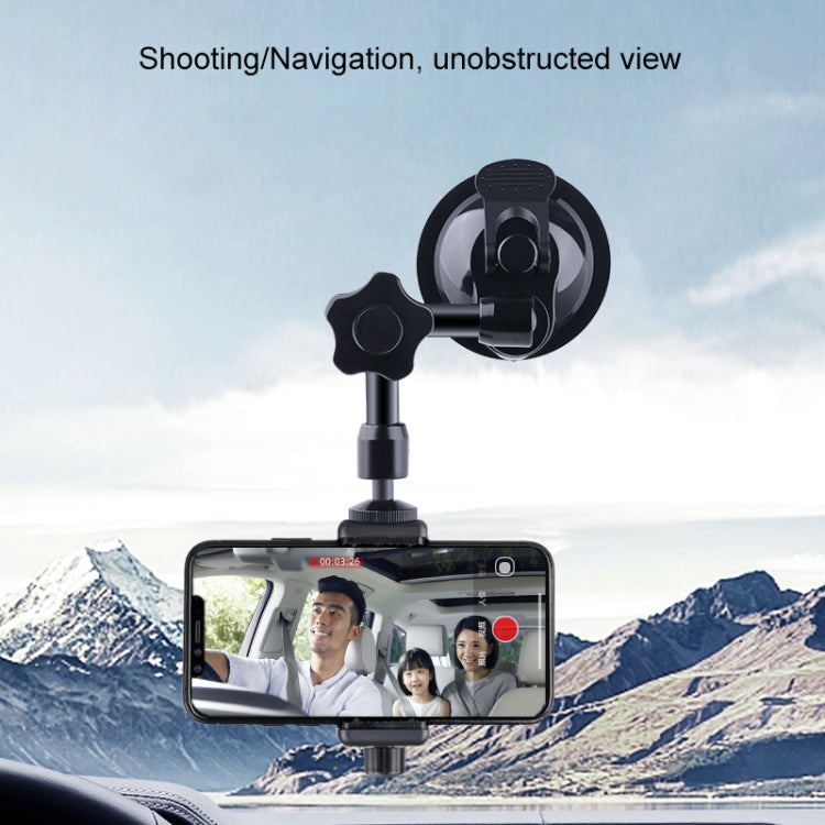 37cm Single Suction Cup Articulating Friction Magic Arm Phone Clamp Mount, 37cm
