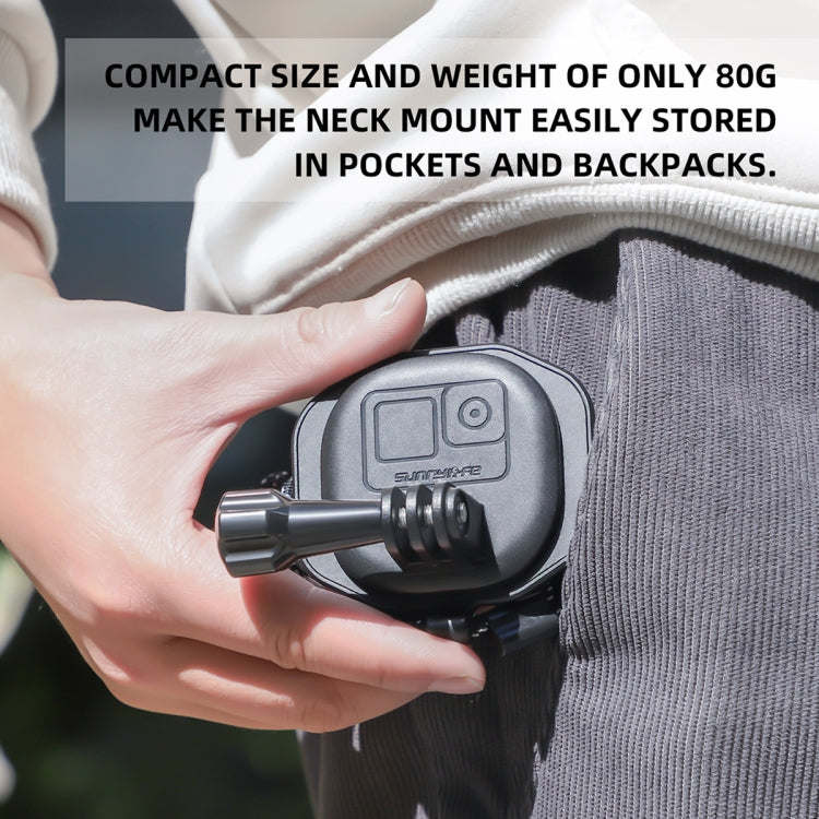 Sunnylife ZJ554 Magnetic Wearable Neck Phone Action Camera  Holder