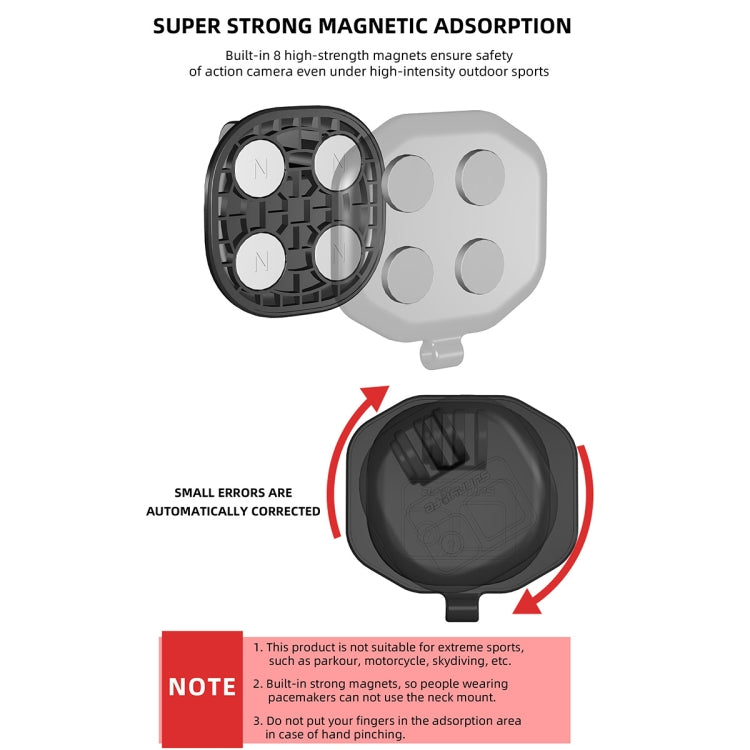 Sunnylife ZJ554 Magnetic Wearable Neck Phone Action Camera  Holder