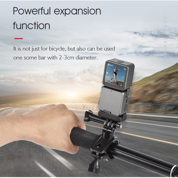 STARTRC Upgrade Bike Handlebar Fixed Mount Holder For DJI Action 3 / Action 2 / OSMO Action, Upgrade Bike Handlebar  Holder