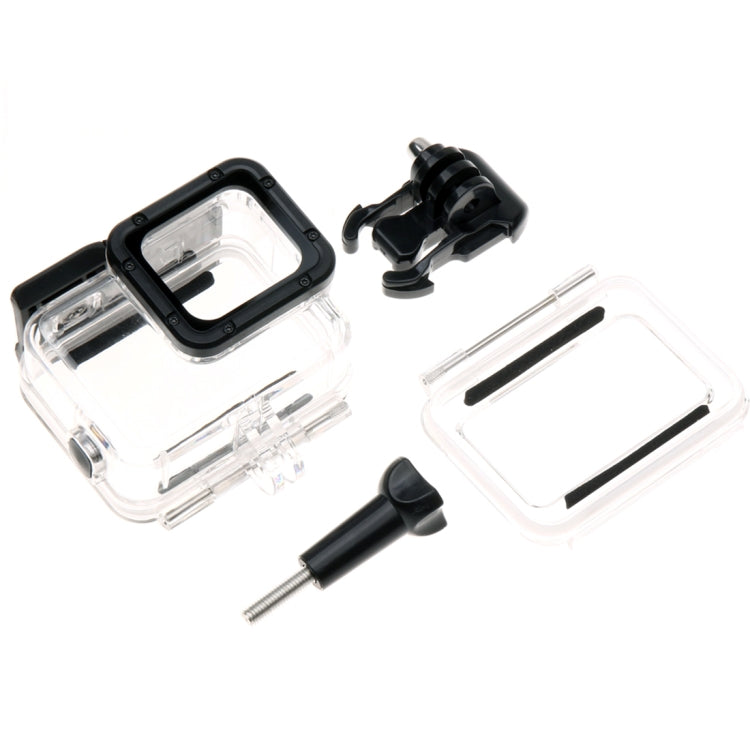 For GoPro HERO6 /5 Skeleton Housing Protective Case + Hollow Back Cover with Buckle Basic Mount & Screw, No Need to Disassemble Lens, Hollow Back Cover