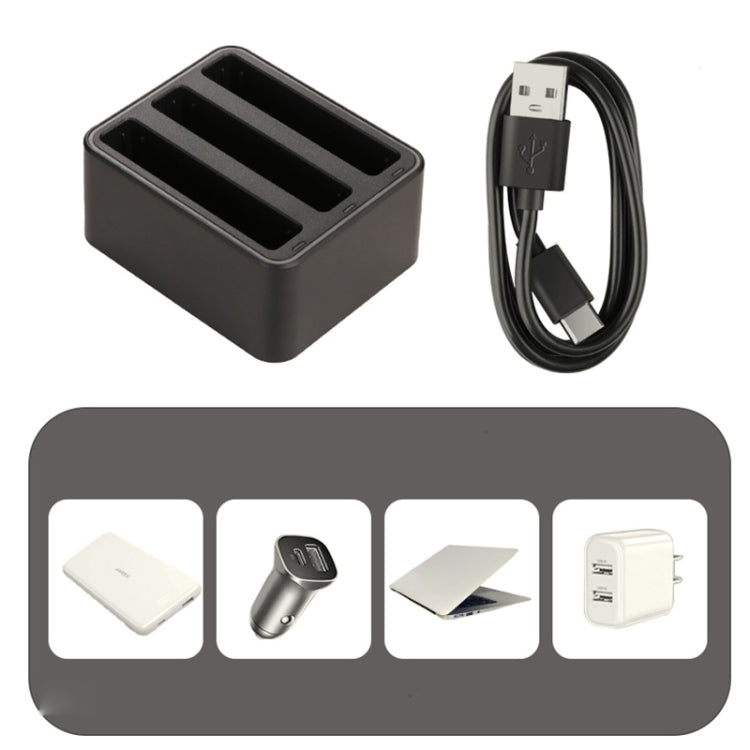 For Insta360 X4 Tri-Slot Batteries Fast Charger, For Insta360 X4