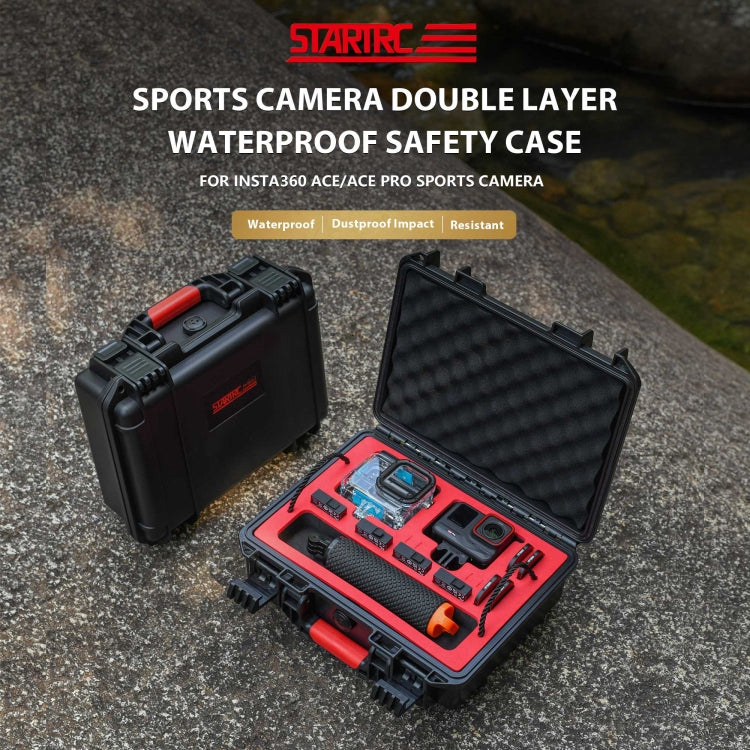 For Insta360 Ace / Ace Pro STARTRC Waterproof Dual-layer Suitcase Storage Box, For Insta360 Ace / Ace Pro