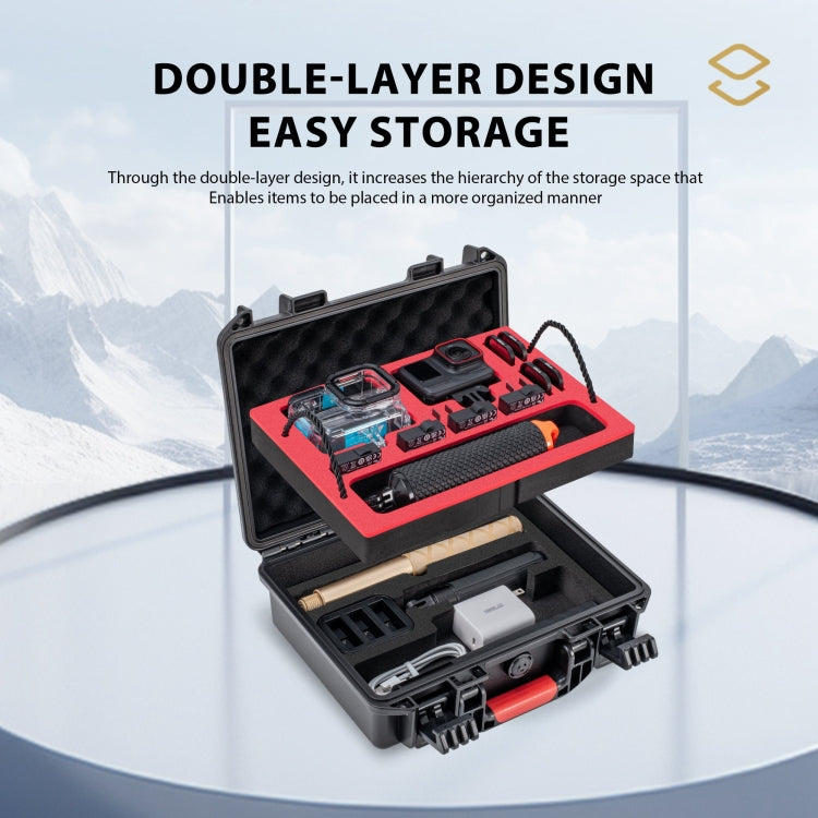 For Insta360 Ace / Ace Pro STARTRC Waterproof Dual-layer Suitcase Storage Box, For Insta360 Ace / Ace Pro