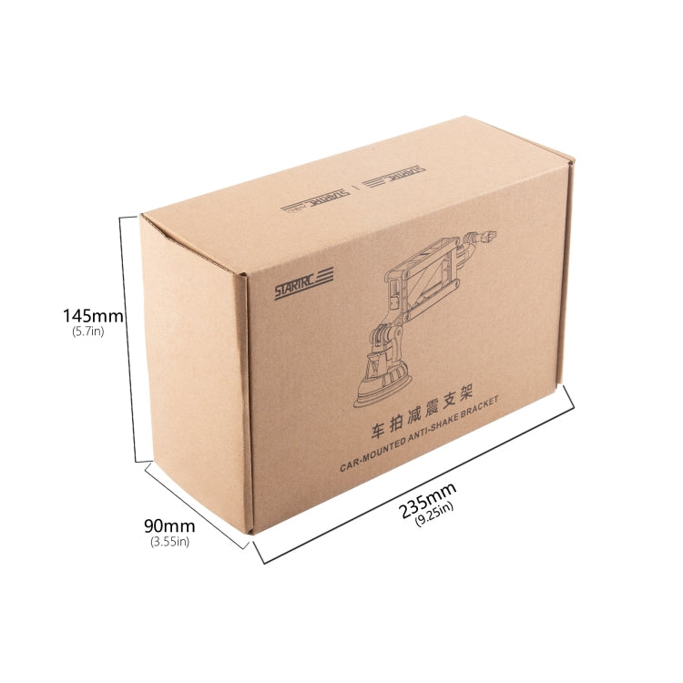 STARTRC Action Camera Suction Cup Car Mount Shock Absorbing Arm, Suction Cup Absorbing Arm