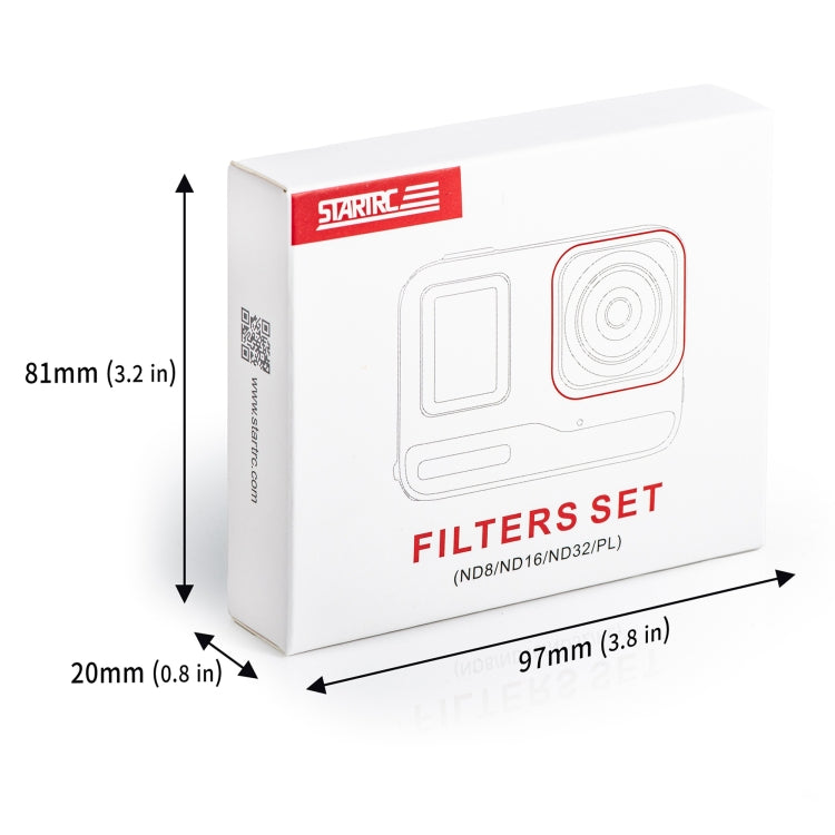 For Insta360 Ace / Ace Pro STARTRC 4 in 1 ND8 ND16 ND32 Camera Lens Filter, For Insta360 Ace / Ace Pro