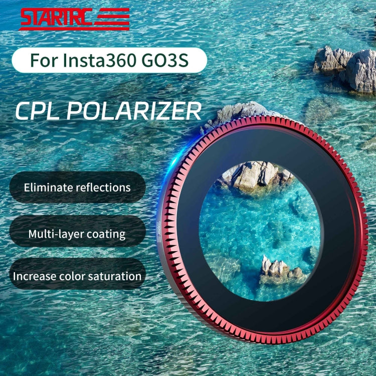 For Insta360 GO 3S STARTRC CPL Camera Lens Filter, CPL