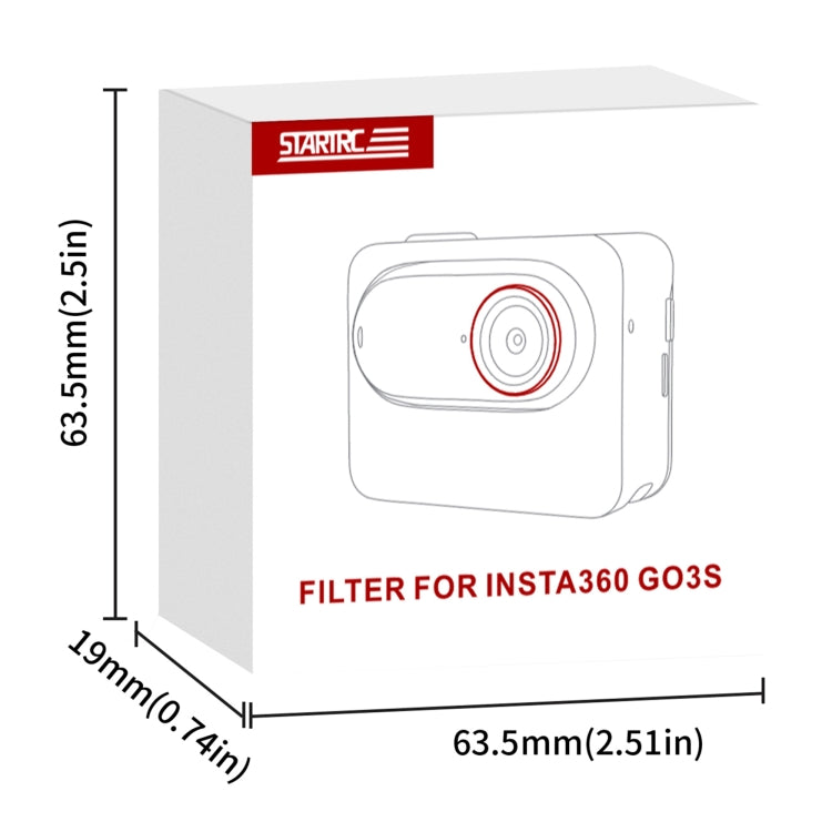 For Insta360 GO 3S STARTRC CPL Camera Lens Filter, CPL