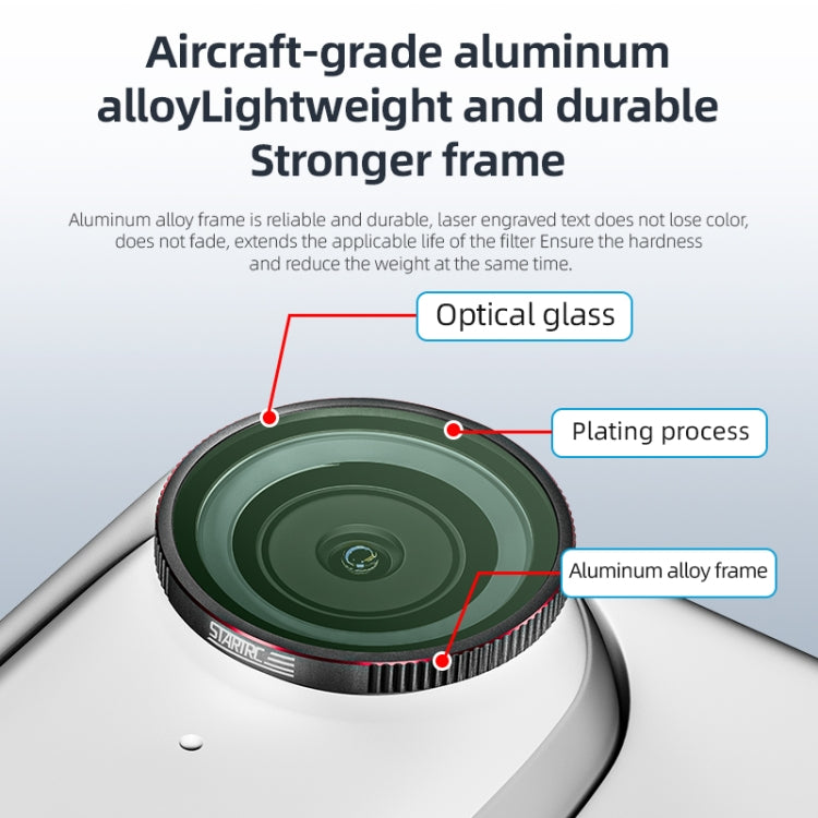 For Insta360 GO 3S STARTRC MCUV Camera Lens Filter, MCUV