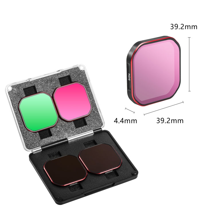 For Insta360 Ace Pro 2 STARTRC 4 in 1 PL ND8 ND16 ND32 Camera Lens Filter, For Insta360 Ace Pro 2