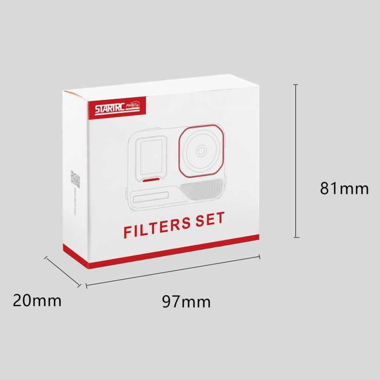 For Insta360 Ace Pro 2 STARTRC 4 in 1 PL ND8 ND16 ND32 Camera Lens Filter, For Insta360 Ace Pro 2