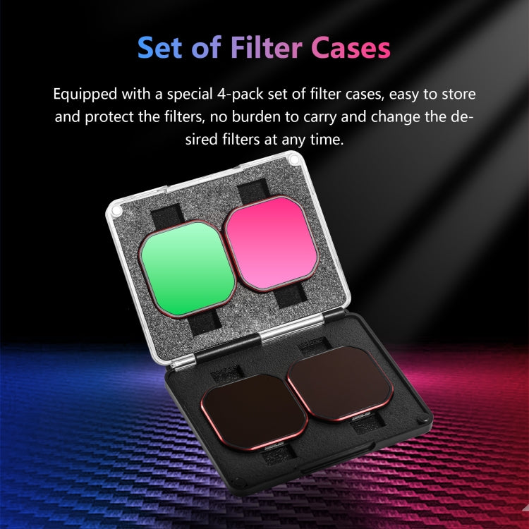 For Insta360 Ace Pro 2 STARTRC 4 in 1 PL ND8 ND16 ND32 Camera Lens Filter, For Insta360 Ace Pro 2