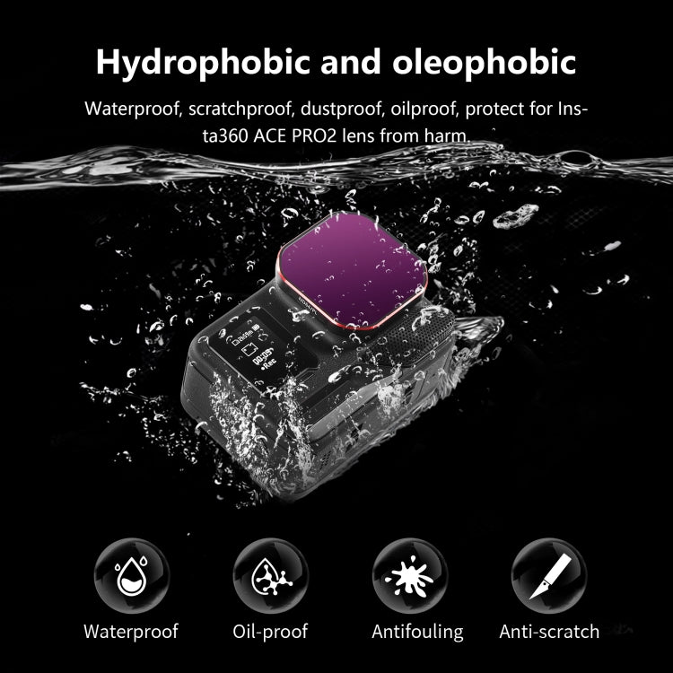 For Insta360 Ace Pro 2 STARTRC 4 in 1 ND16PL ND32PL ND64PL ND128PL Camera Lens Filter