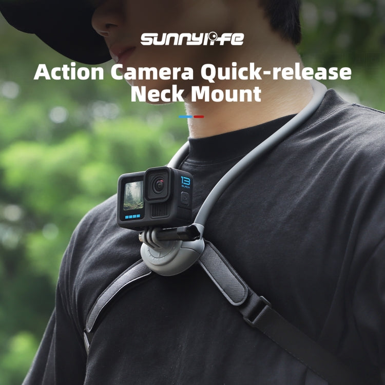 Sunnylife POV Neck Mount Hand Free Video Vlog Neck Selfie Holder with Body Strap, ZJ847