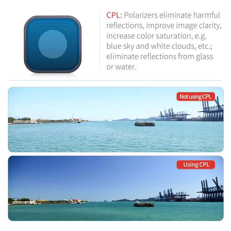 STARTRC 4 in 1 ND8 ND16 ND32 CPL Lens Filter for GoPro HERO13 Black /12 Black /11 Black /10 Black /9 Black, For GoPro HERO13 Black /12 Black /11 Black /10 Black /9 Black