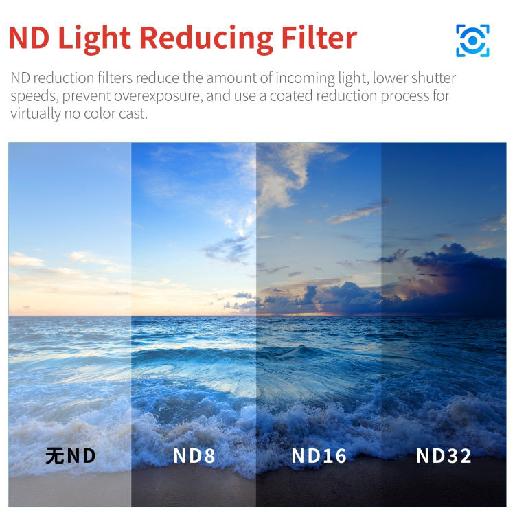 STARTRC 4 in 1 ND8 ND16 ND32 CPL Lens Filter for GoPro HERO13 Black /12 Black /11 Black /10 Black /9 Black, For GoPro HERO13 Black /12 Black /11 Black /10 Black /9 Black