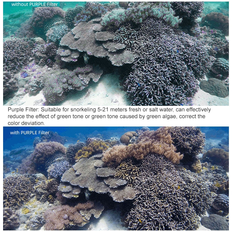 Sunnylife OA-FI179 Lens Diving Filter for DJI OSMO ACTION, OA-FI179, Purple