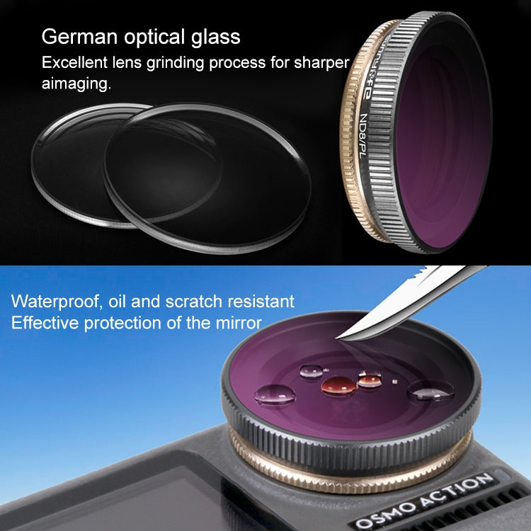 Sunnylife OA-FI171 ND8 Lens Filter for DJI OSMO ACTION, OA-FI171 ND8