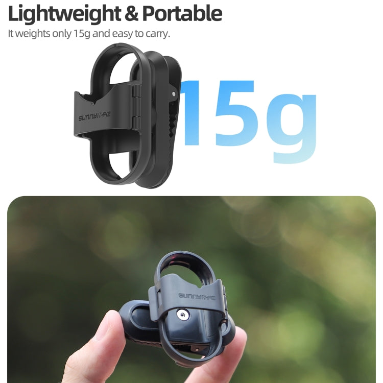 For Insta360 GO3 / GO 3S Sunnylife 360 Degree Rotation Backpack Clip Action Camera Clamp Mount, Rotation Backpack Clip