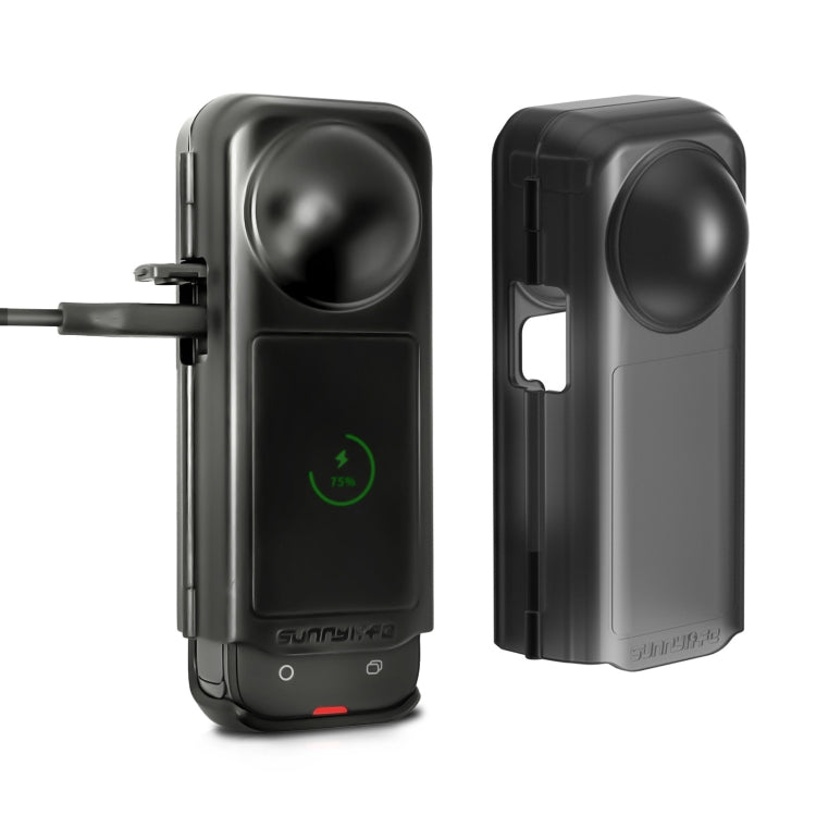 For Insta360 X4 Sunnylife Integrated Lens Screen Camera Cover Protector Screen Protective Case, Lens Screen Protective Cover Compatible Version