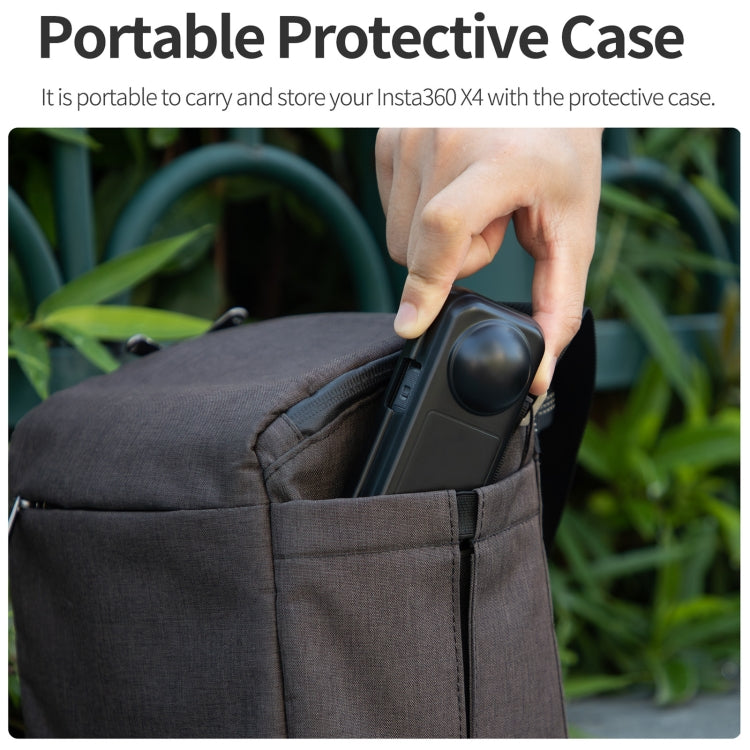 For Insta360 X4 Sunnylife Integrated Lens Screen Camera Cover Protector Screen Protective Case, Lens Screen Protective Cover Compatible Version