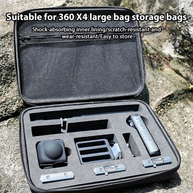 For Insta360 X4 / X5 Carrying Case Portable Storage Bag, 33.4 x 24 x 6.7cm