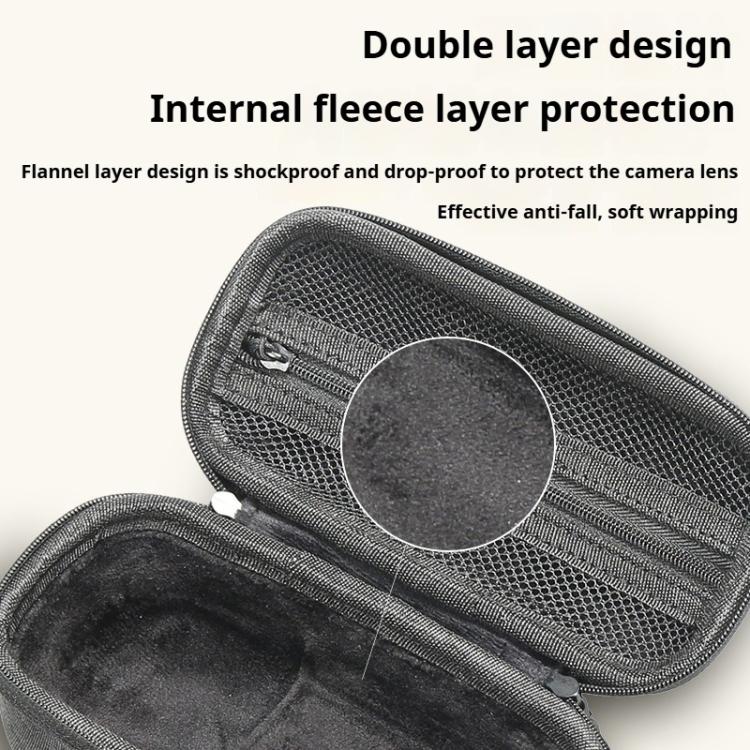 For Insta360 X4 / X5 Body Carrying Case Portable Storage Bag, Size: 16 x 8.1 x 6.6cm, 16 x 8.1 x 6.6cm