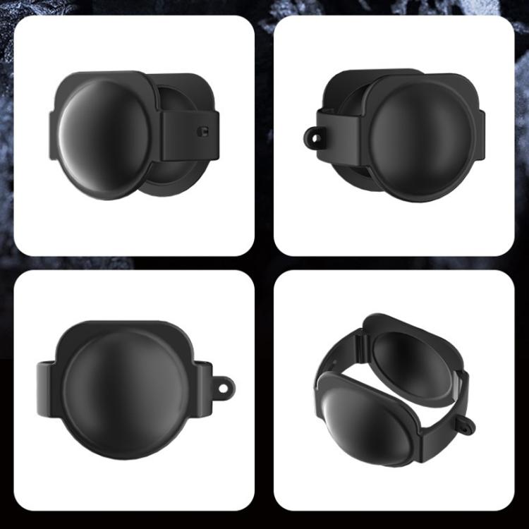 For Insta360 X5 Camera Body Cover Silicone Case with Lens Cover, Silicone Case with Lens Cover