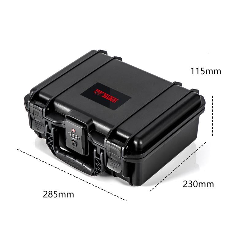 For Insta360 X5 / X4 STARTRC Combination Lock Waterproof PP Dual-layer Suitcase Storage Box, For Insta360 X5 / X4