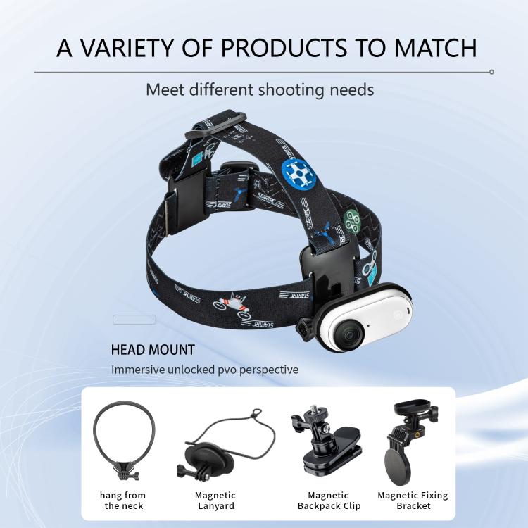 For Insta360 GO 3S / GO 3 STARTRC Quick Release Expansion Adapter Magnetic Fixed Base Mount, Fixed Base Mount