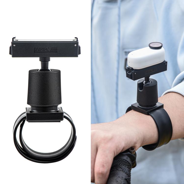 For Insta360 GO 3S / GO 3 STARTRC Silicone Wristband Snap Ring Quick Release Fixed Adapter Mount, Silicone Wristband  Fixed Adapter Mount