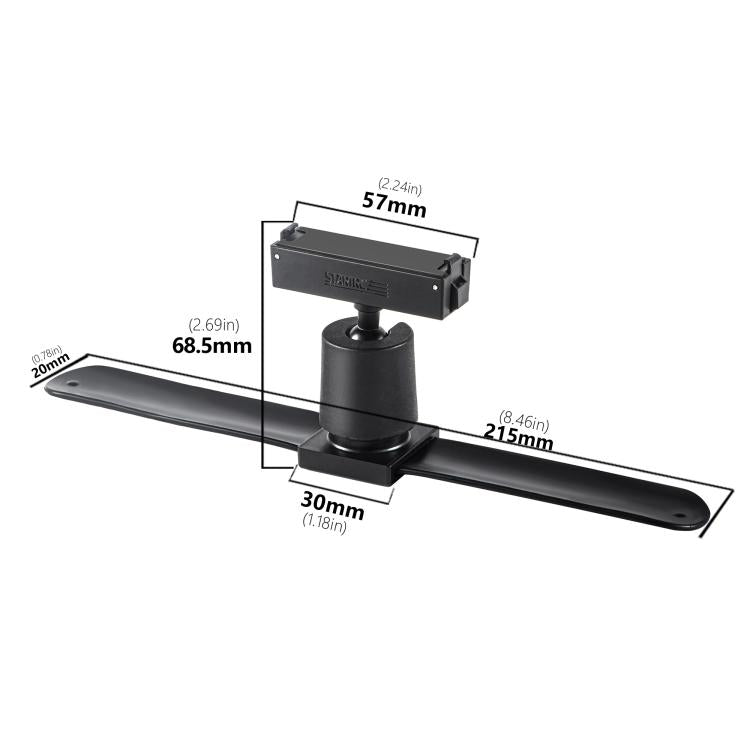 For Insta360 GO 3S / GO 3 STARTRC Silicone Wristband Snap Ring Quick Release Fixed Adapter Mount, Silicone Wristband  Fixed Adapter Mount