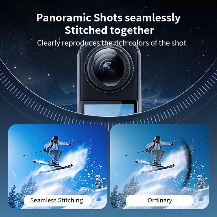 For insta360 X5 STARTRC Swivel Protective Lens Guad Glass Lens Cover, Glass Lens Cover