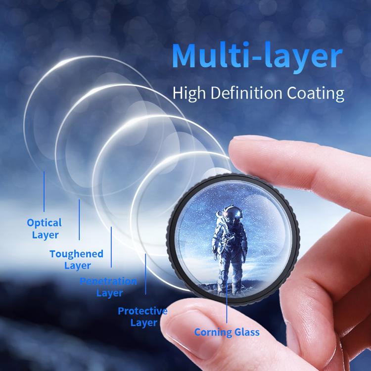 For insta360 X5 STARTRC Swivel Protective Lens Guad Glass Lens Cover, Glass Lens Cover