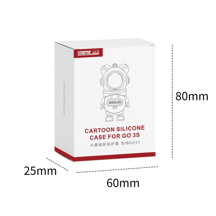 For Insta360 GO 3S STARTRC Cartoon Silicone Protective Case