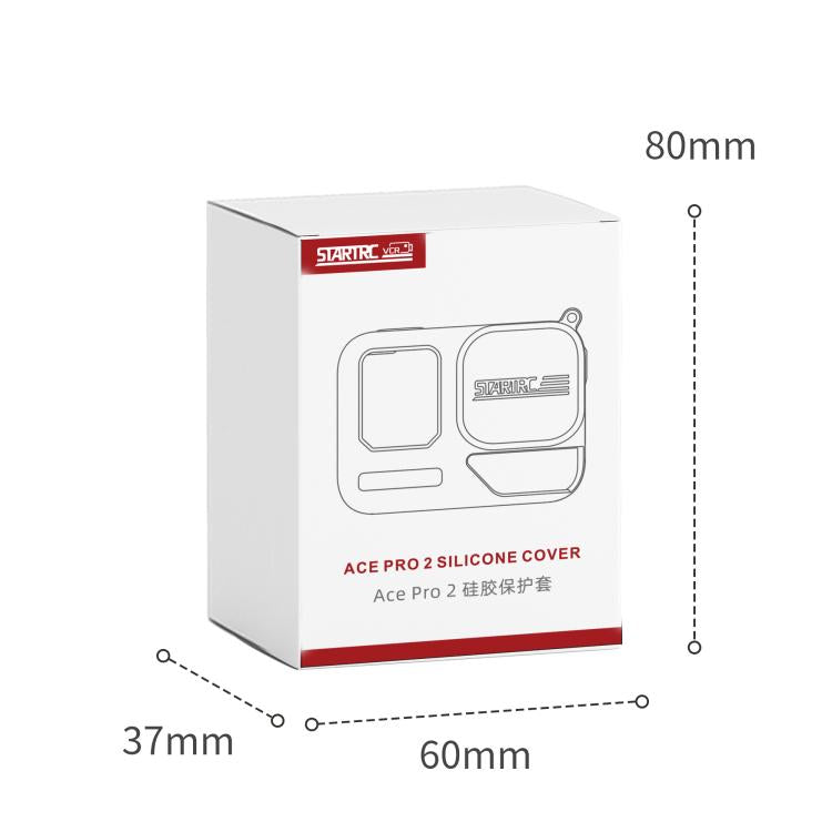 For Insta360 Ace Pro 2 STARTRC Body Silicone Case with Lens Cap & Lanyard