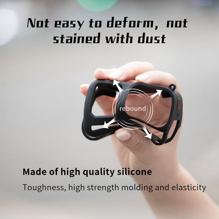 For Insta360 Ace Pro 2 STARTRC Body Silicone Case with Lens Cap & Lanyard